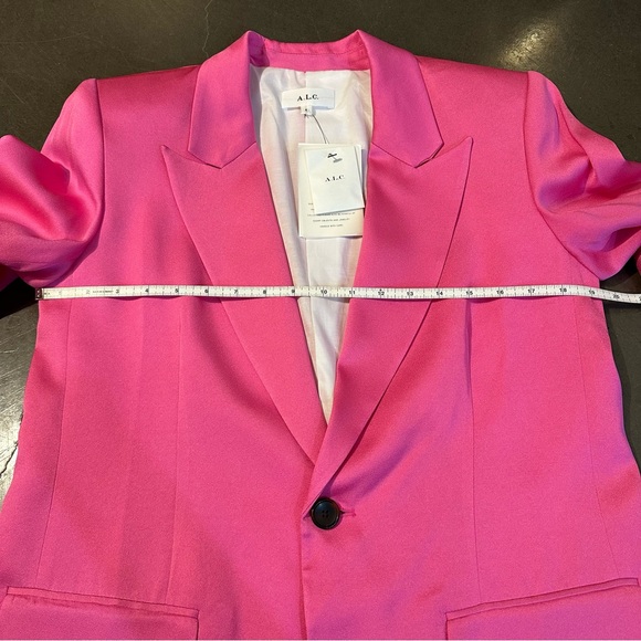 A.L.C. Bishop II Peak Lapel Blazer - Hot Pink - Size 6 - NWT - Picture 7 of 12
